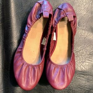 Burgundy Ballet Flats